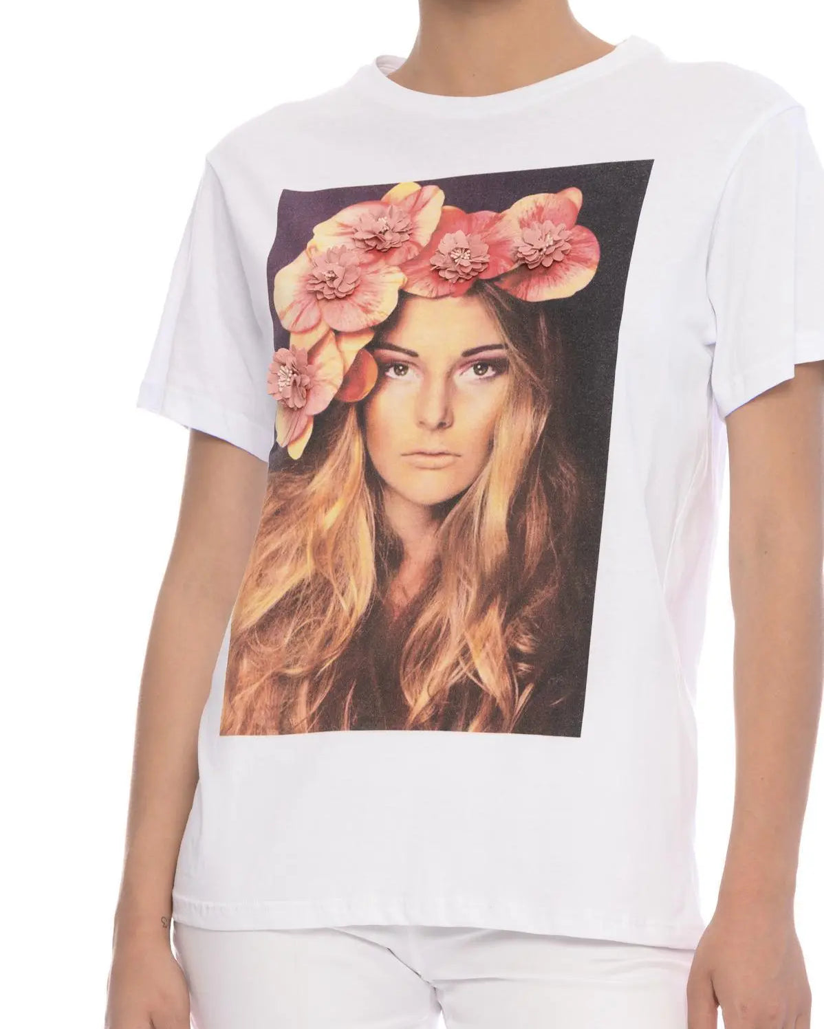 T-shirt stampa woman BIANCO IRONICA