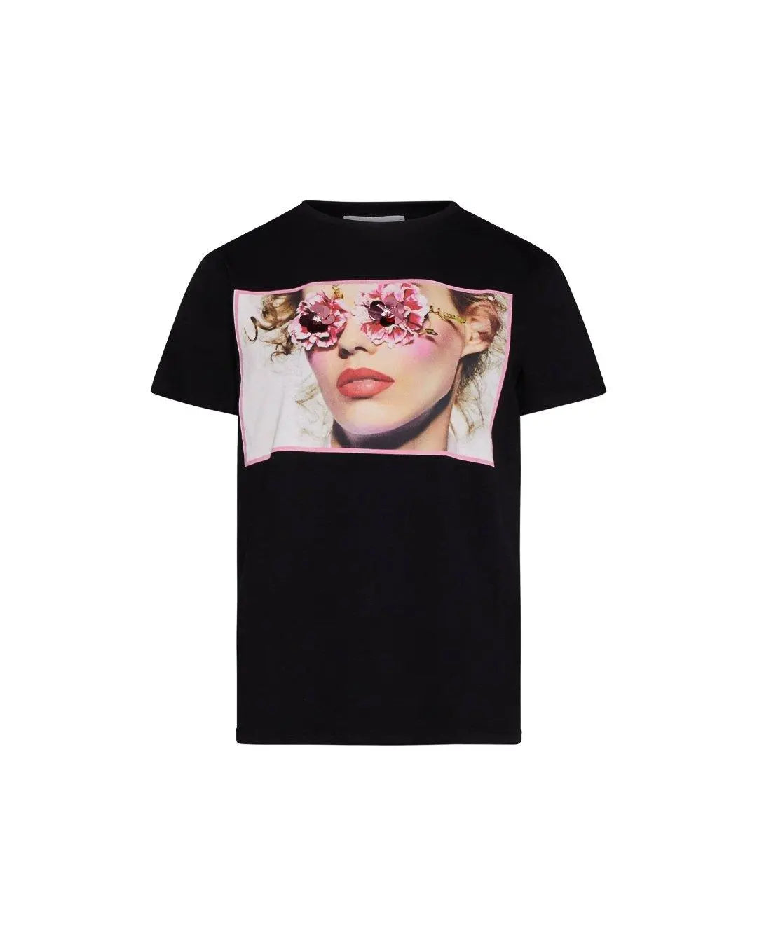 T-shirt stampa woman NERO IRONICA 52
