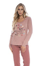 T shirt stampata ROSA ANTICO DORABELLA XL