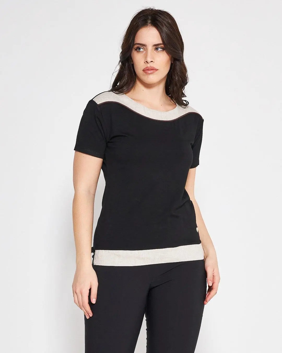 T-shirt viscosa BLACK DORABELLA XL