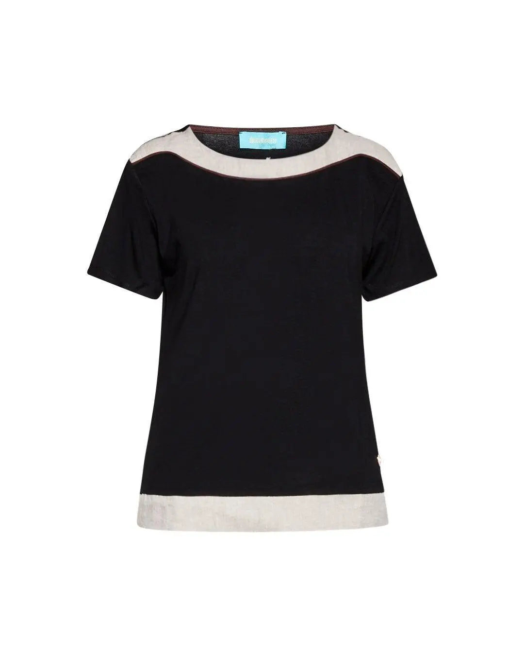 T-shirt viscosa BLACK DORABELLA