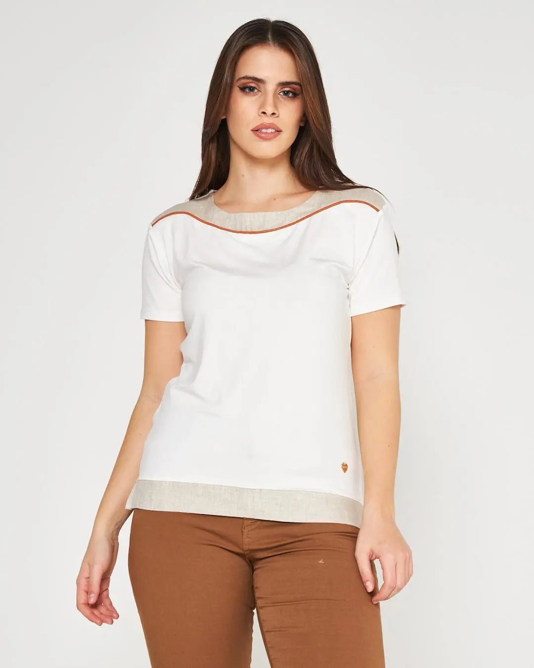 T-shirt viscosa WHITE DORABELLA XL