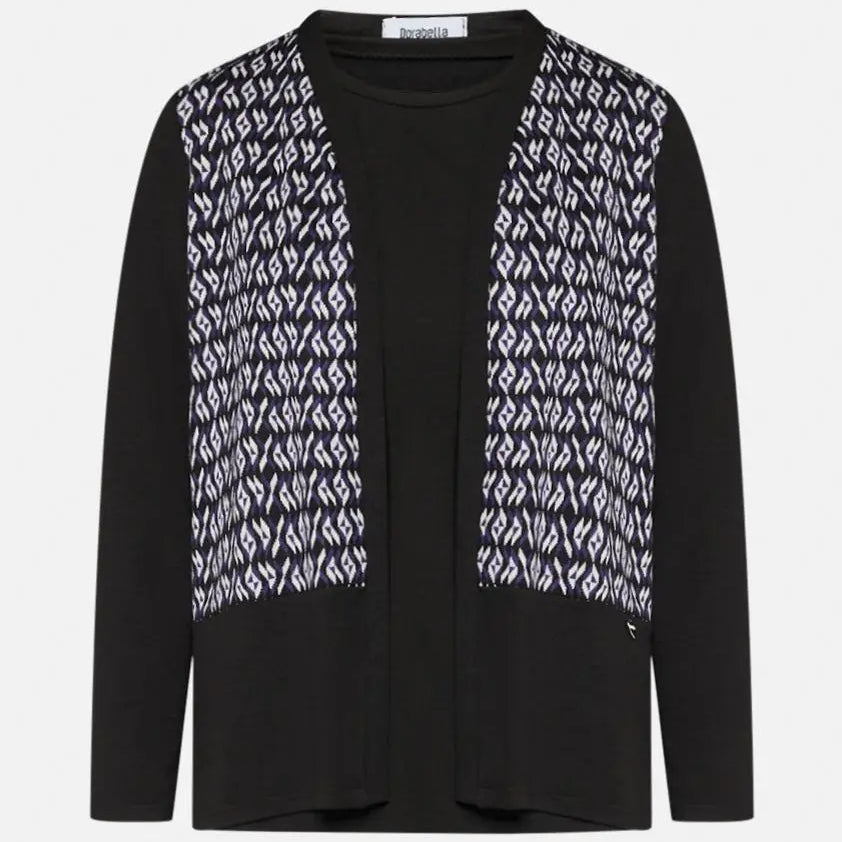 TWINSET NERO-VIOLA DORABELLA