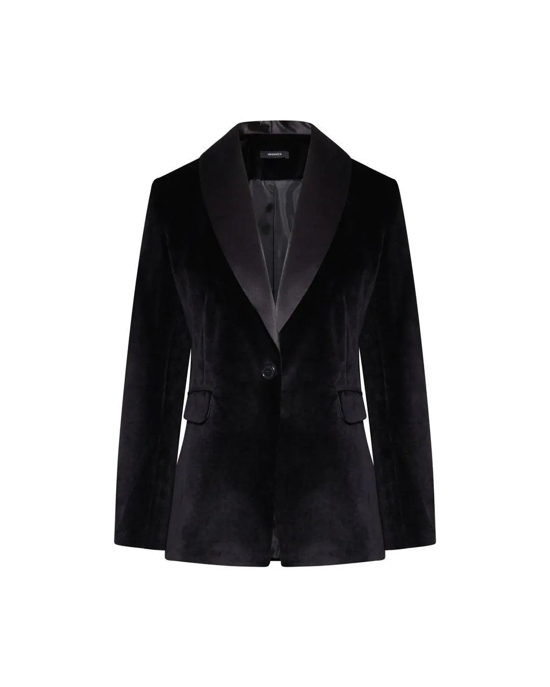 Tailleur in velluto NERO IRONICA