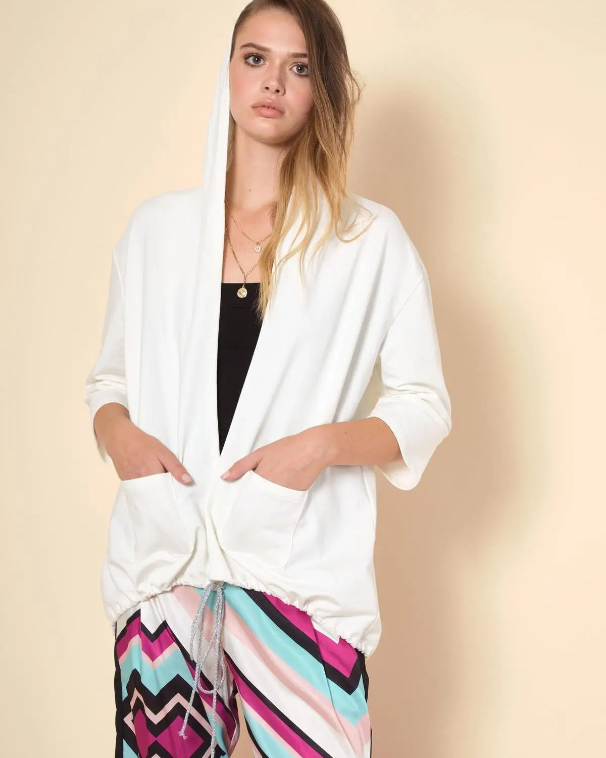 Top basic fascia NERO IRONICA XXL