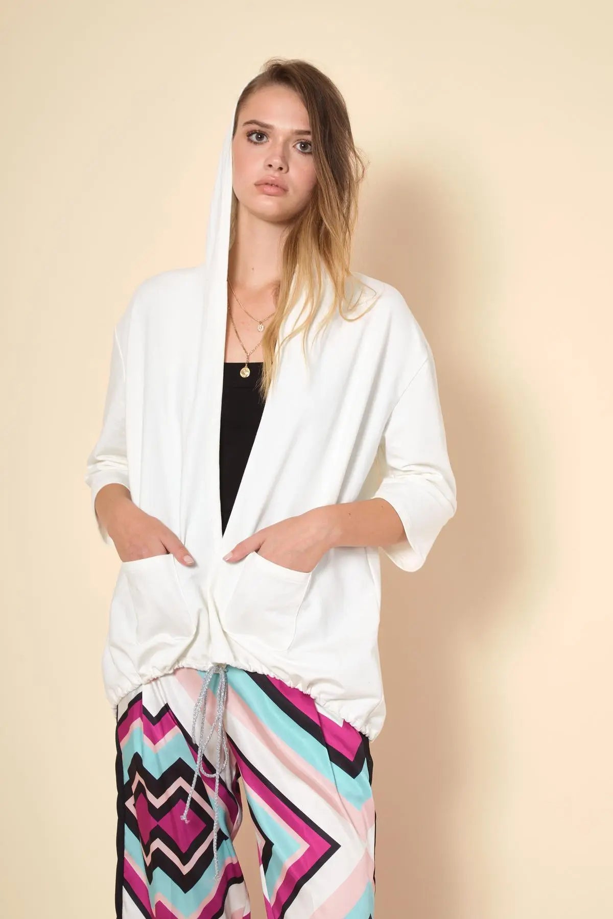 Top basic fascia NERO IRONICA XXL