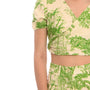 Top crop LIGHT BEIGE - VERDE PISTACCHIO IRONICA