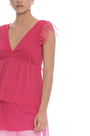 Top in tulle FUXIA IRONICA