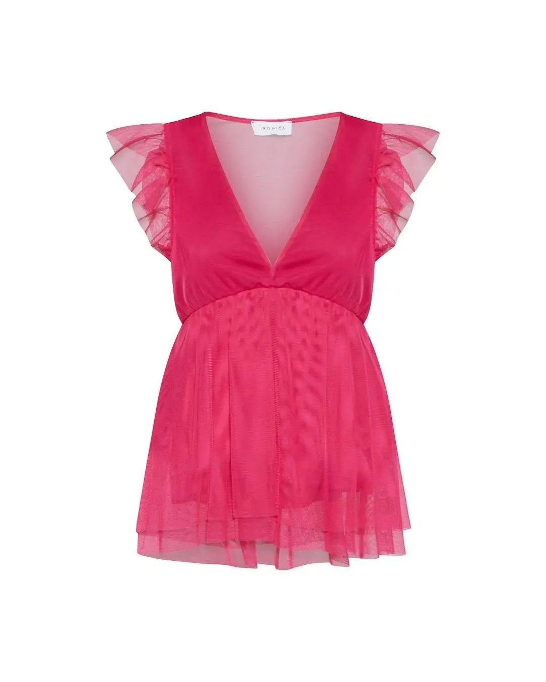 Top in tulle FUXIA IRONICA