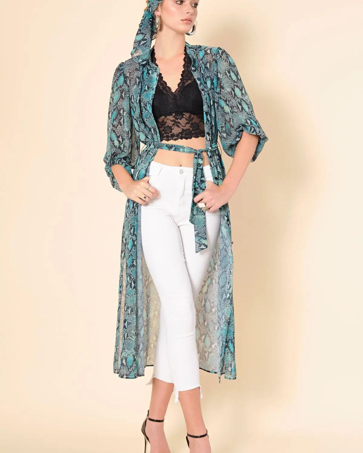 Top pizzo NERO IRONICA XXL