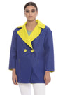 Trench BLU-GIALLO IRONICA