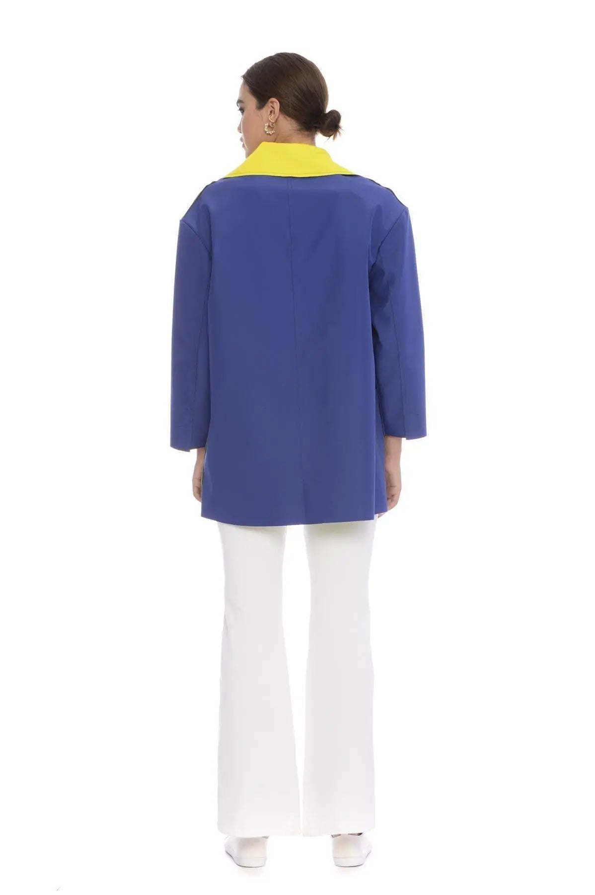 Trench BLU-GIALLO IRONICA