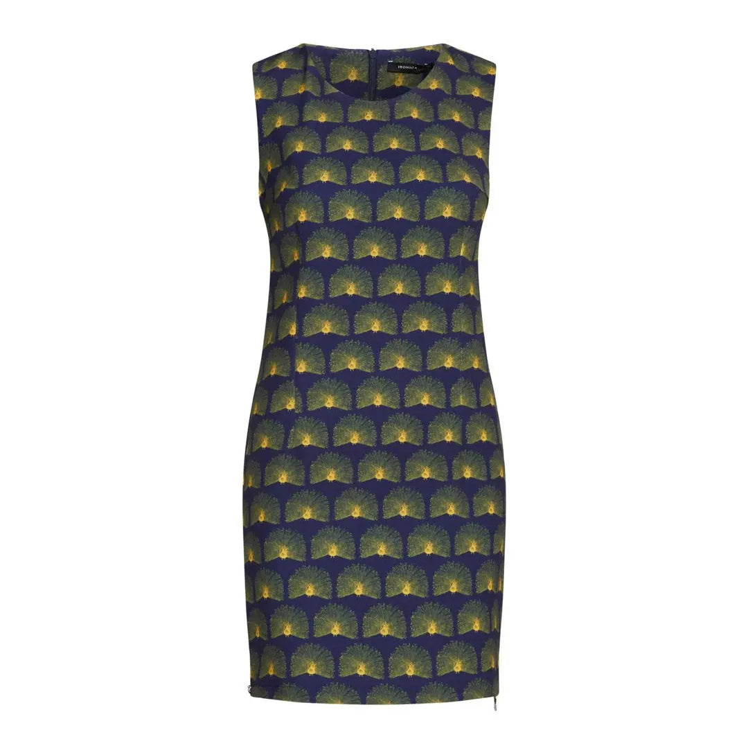 Tubino fantasia pavone BLU-OCRA IRONICA 50