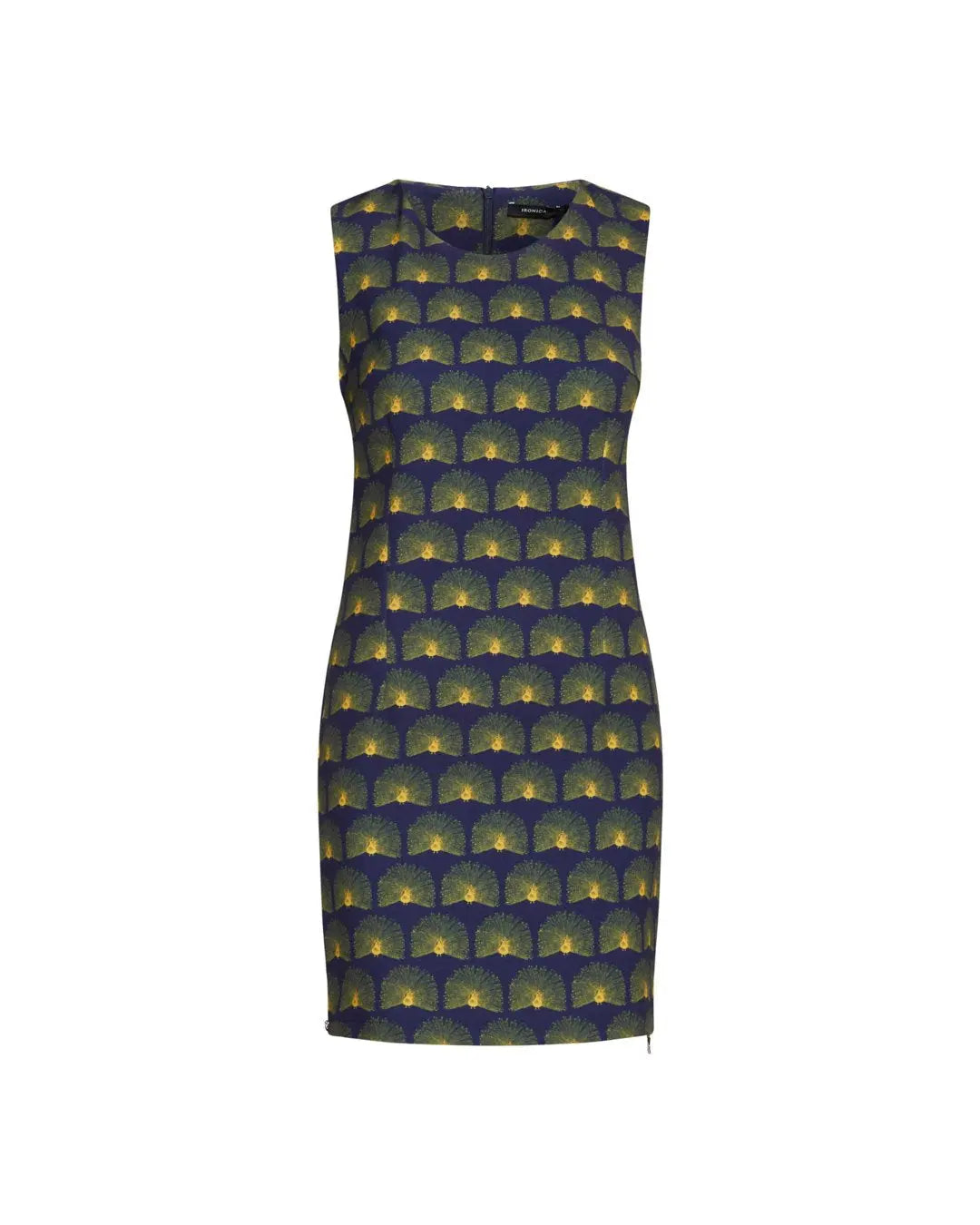 Tubino fantasia pavone BLU-OCRA IRONICA 50