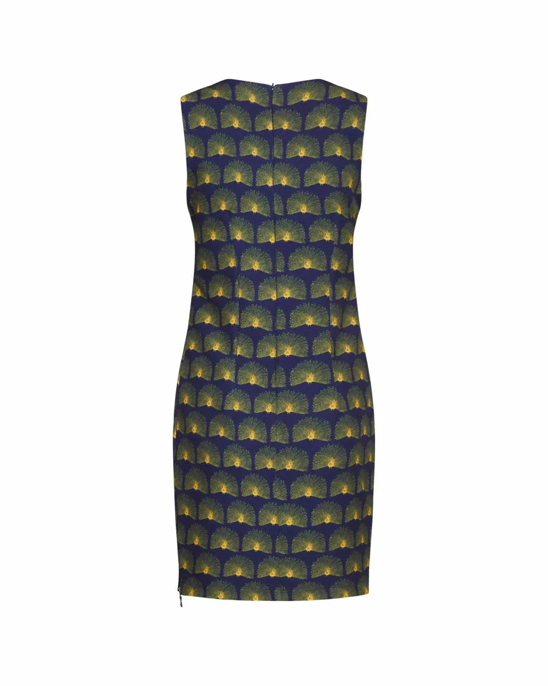 Tubino fantasia pavone BLU-OCRA IRONICA