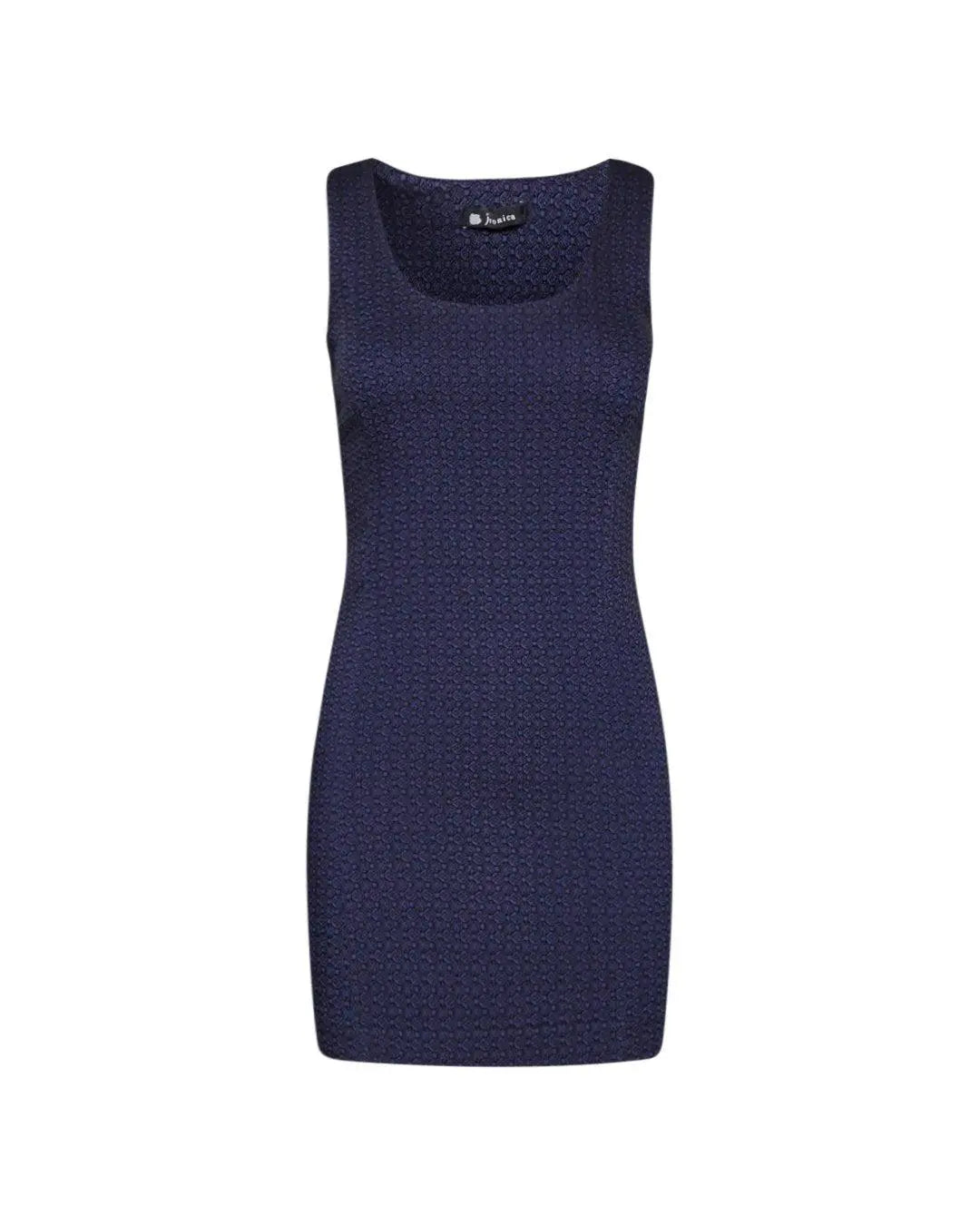 Tubino microfantasia geometric BLU IRONICA XL