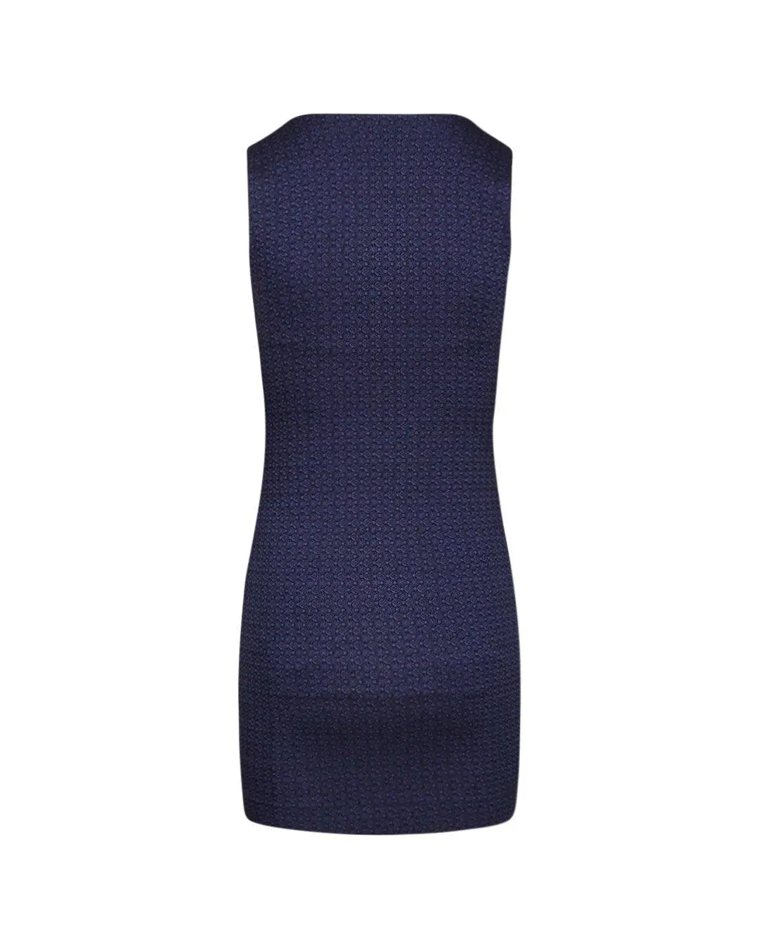 Tubino microfantasia geometric BLU IRONICA