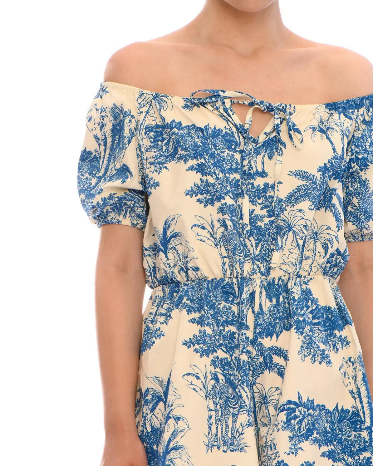 Tuta fantasia wild LIGHT BEIGE - BLU IRONICA