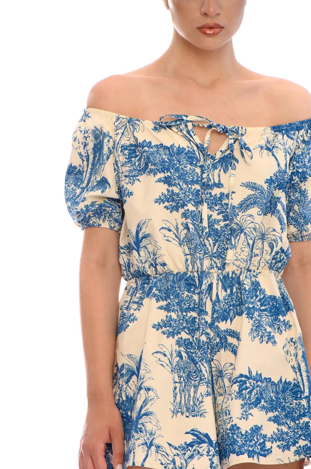 Tuta fantasia wild LIGHT BEIGE - BLU IRONICA