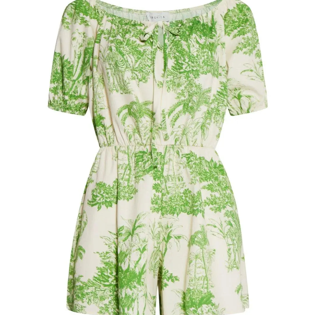 Tuta fantasia wild LIGHT BEIGE - VERDE PISTACCHIO IRONICA XL