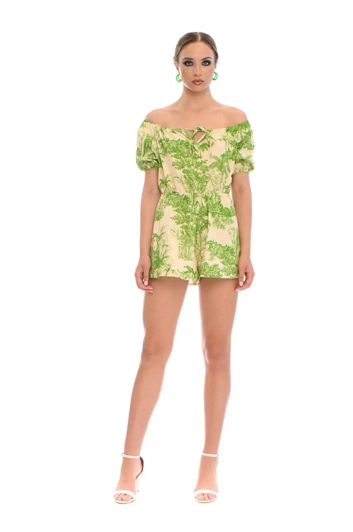 Tuta fantasia wild LIGHT BEIGE - VERDE PISTACCHIO IRONICA