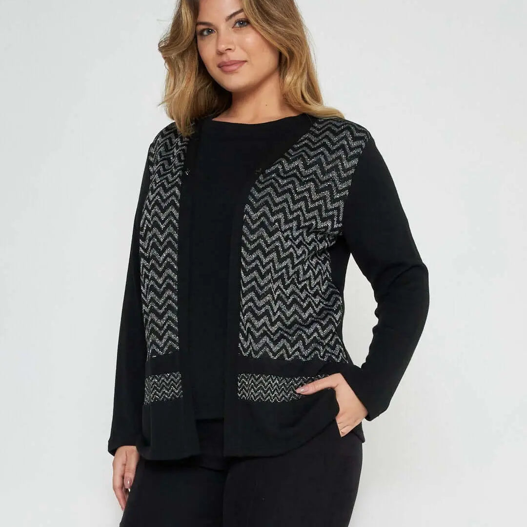 Twinset fantasia NERO DORABELLA XXL